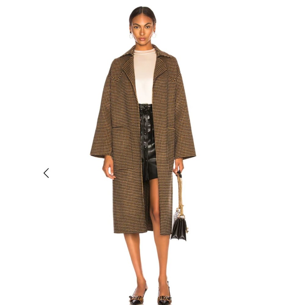 ISO - Nanushka Alamo Coat in Houndstooth (dont buy!!)